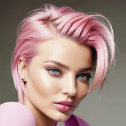 Quiff Light Pink Hairstyle profile picture for women